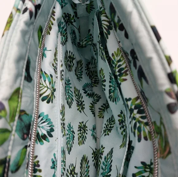 Vera Bradley Performance Twill Multi Strap Shoulder Bag Seawater Blooms NWT - Picture 3 of 4